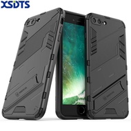 Shockproof Cover iPhone 7 Plus 8 Plus iPhone 8plus Phone Case Silicone Protection Bumper Robot Holder Stand Armor Back Casing