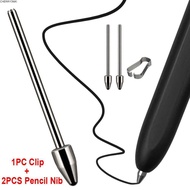 CHERRY3WK Pencil Nib, Replacable Wear Resistant Touch Stylus Tip, Silver Tablet Titanium Alloy S Pen