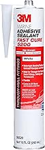 3M Marine Adhesive Sealant Fast Cure 5200 (06520) Permanent Bonding and Sealing for Boats and RVs Ab