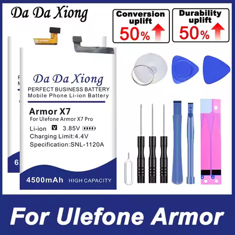 Armor 3 Armor 6 Armor 8 Armor 10 Armor X X2 Armor X6 Armor 5 Battery For Ulefone Armor 3 5 6 7 8 9 1