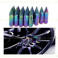 Blox Nut Wheel Spike Lug Tire ALLOY Nut 1.5mm rays nut 20pcs & Sticker spike BLOX Rays nut