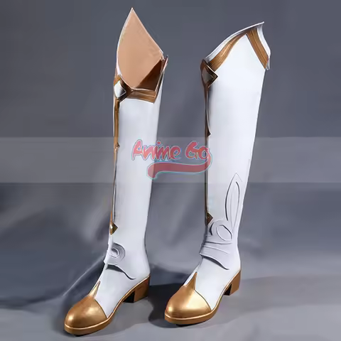 In Stock Genshin Impact Lumine Cosplay Boots Game Lumine Shoes for Women C02895