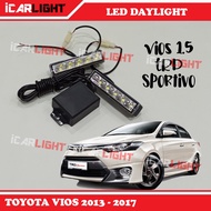 Toyota Vios 1.5 2013 2014 2015 2016 2017 TRD Sportivo Vios NCP150 LED Daylight Daytime Running Light