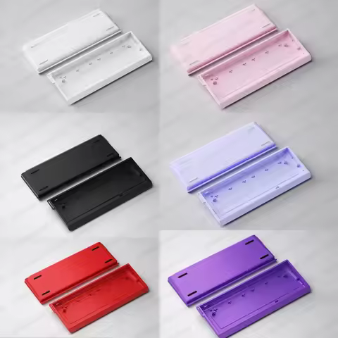 Madlions Mad 60he GH60 Aluminum Keyboard Shell 60% Keys Layouts Keyboard Case For Wooting 60HE Raven