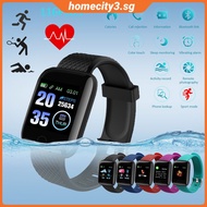 [Ready] 116 Plus Smart Watch Blood Pressure Heart Rate Monitor Waterproof Fitness Tracker Watch Smart Band 1.3 Inch Tft Color Screen