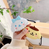 AirPod Earpod Apple 1 2 3 Pro 2 Airpods Earpods Case Earphone Pom Pom Purin Silicone Case