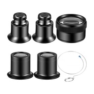 6-Piece Set Goggles Inch Glasses Watch Repair Tool Magnifying Glass 5 Times 10 Times 20 Times 30 Tim