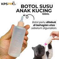KPSPro Botol Susu Kucing 100mL - Feeding Bottle Baby Kitten / Botol Susu Anak Kucing