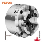 VEVOR 2.75in 3.75in Lathe Chuck W/ Wrench Screw for Wood Metal Lathe Drilling Milling Machine Self-Centering 1in x 8TPI