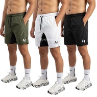 Hamra Sport Wear - White Running Gym Shorts BS 02