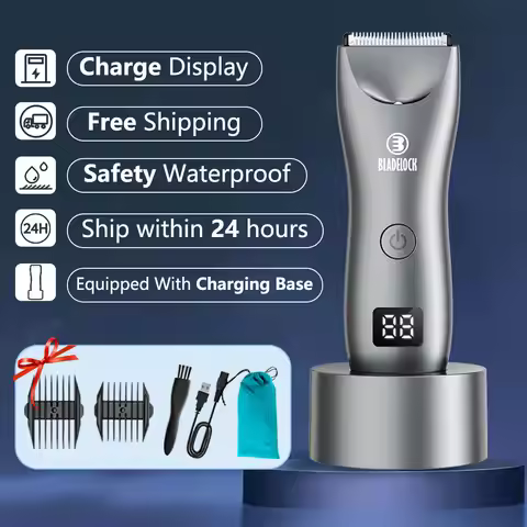 Mens Body Hair Trimmer for Men Balls Women Lady Shaver Hair Removal Bikini Trimmer Groin & Body Shav