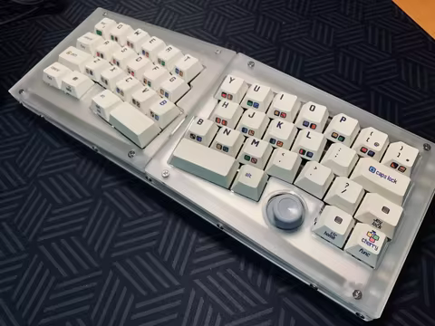 Libra Mini 40% Acrylic Keyboard Kit Ergonomics Keyboard Case Alice Customized Keyboard Case