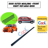 DOOR OUTER MOULDING -FRONT RIGHT MYVI M300-(2005-2011) ODM NEW REF:68161-B1010