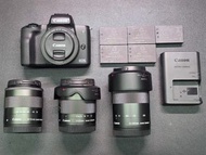 Canon EOS M50 連四鏡 EF-M 22mm / 11-22mm / 18-55mm / 55-200mm EFM