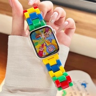 Building Block Plastic Strap Compatible For Amazfit bip 6 Strap Amazfit bip 5 Strap Adjustable Amazf