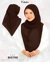 Tudung Bawal Kekaboo Easyware Plain COTTON Collection