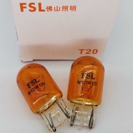 FSL Foshan Lighting WY21W 12V WY21/5W T20 Amber Car Turn Signal Brake Bulb KVXO