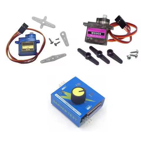 9g SG90 MG90S servos Multi Servo Tester Rc Mini Micro Classic For RC Planes Fixed wing Aircraft mode