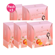 ชุด 5 กล่อง เพอร์พีช Per Peach Fiber เพอร์พีช ดีท็อก by นุ้ย สุจิรา จำนวน 5 กล่อง