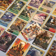 55 Pieces Digimon Card Board Game Game Flash Card Gold Foil Card