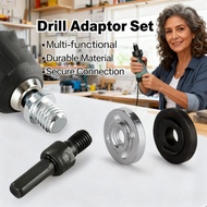 Drill Adaptor Set Drill Connector Arbor Angle Grinder to Drill