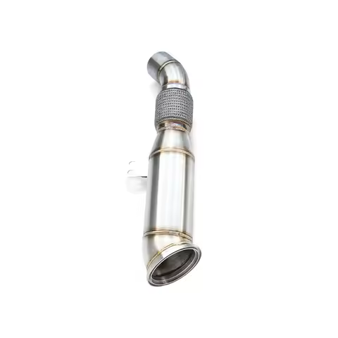 Polished Stainless Steel Performance Downpipes B58 Engine Fits G30/F30/F32 Models 550i/340i/440i/550