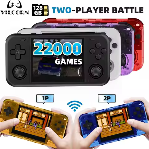 O30S Open Source Retro Handheld 3.5-inch IPS Screen Linux System Pocket Video Game Console Support 2