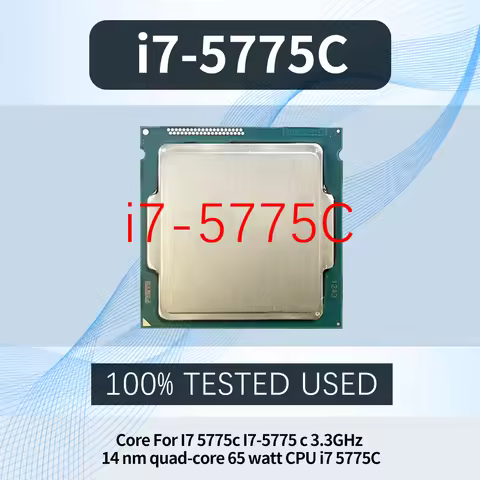 Core For i7-5775C I7 5775c I7-5775 c 3.3GHz 14 nm quad-core 65 watt CPU i7 5775C