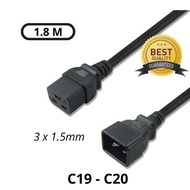 High Quality C19 C20 Power Server Cable 1.8 meters
