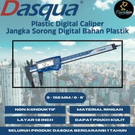 Dasqua Plastic Digital Caliper Fiberglass Plastic Vernier Caliper 0-150 mm 0-6 Inch 2035