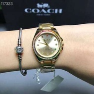 Coach 新款女士彩鑽款女錶 石英機芯