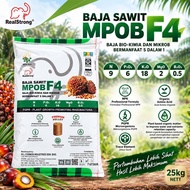 Real Strong Baja MPOB F4 Bio-Chemical Fertilizer NPKMB 9:6:18:2:0.5 25KG | Baja Kelapa Sawit