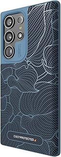 ZAGG Gear4 London Samsung Galaxy S23 Ultra Phone Case, D30 Drop Protection up to 13ft / 4m, Contemporary Design with 3D-Printed Fabric Exterior, Works with Wireless Charging Systems Blue