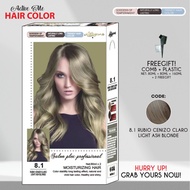 ACTIVE ME HAIR 160ML COLOR CODE LIGHT ASH BLONDE | RUBIO ASH BLONDE with two inside