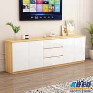 Abed Tv Cabinet Living Room Solid Wood Panel with Drawers Tv Cabinet Console Small Household Large Capacity Drawer Cabinet Ab142