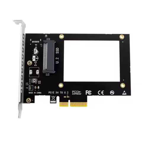 U.2 to PCIE X4 Adapter Riser PCI Express Gen3.0 4X 8X 16X Slot Universal Board 4000MB/S PCI-E to U.2