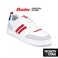 Bata บาจา by North Star รองเท้าผ้าใบแบบผูกเชือก สนีคเกอร์แฟชั่น สวมใส่ง่าย สำหรับผู้ชาย สีขาว รหัส 8201078 สีดำ รหัส 8206078