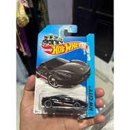 2013 HOT WHEELS HW CITY FERRARI 458 ITALIA BLACK 🔥 RARE (carded not mint)