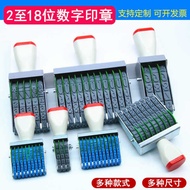 ▲ readystock ▲ date stamp Digital Seal 2 to 18-digit 0-9 Adjustable Rotary Printing Coder Date Codin