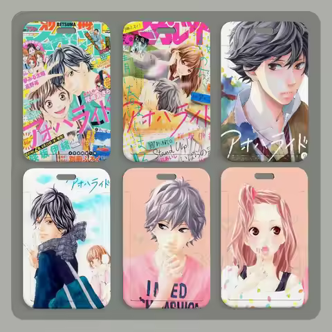Ao Haru Ride Hot Manga ANIME ID Card Holder Neck Strap Pendant Door Badge Holder Lanyards Keychain W