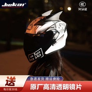 topi keledar motor helmet motor helmet Helmet motosikal bersertifikat JIEKAI Jiekai 3c, helmet motosikal lelaki dan wanita, helmet terbuka Bluetooth, helmet kenderaan elektrik