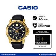 Casio Jam Tangan Original Pria MTP-VD300GL-1EUDF Analog Black