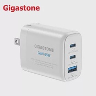 【Gigastone】PD/QC 65W GaN氮化鎵三孔PD快速充電器(PD-7653) 白色