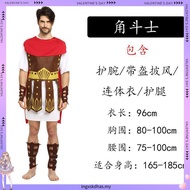 Halloween Costume cosplay Ancient Roman Warrior Samurai Unisex Greece Spartan Outfit