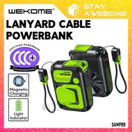 WEKOME Original 3C Powerbank CCC Wireless Magnetic Series 10000mAh Fast Charging Built In Cable And 