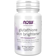 Glutathione Skin Brightener with Ceramosides Now Foods 30 VCaps