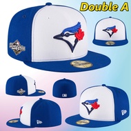 Major League Baseball Men's Toronto Blue Jays White&Blue 2025 World Series Side Patch Fitted Hat Ful
