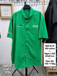 Size 4XL 6XL 105-135kg Sơ mi 2hand flannel chicano Gò Vấp Hỏa Tốc