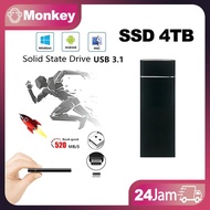 SSD Eksternal 4TB USB 3.0 Type-C ssd portable eksternal hp solid state drive ssd laptop