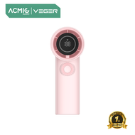 พัดลมพกพา VEGER VLF-01 พัดลมมือถือ พัดลม น้ำหนักเบา พกพาง่าย ปรับระดับความแรงได้ 100ระดับ แบตเตอรี่ 